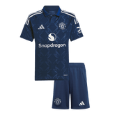 Manchester United Auswärtstrikot-Set 2024/25 für Kinder (Trikot + Shorts)